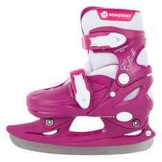 Коньки NORDWAY Click, раздвижные, прогулочные, для девочек, 30-33, розовый/белый [a20endih011-80]