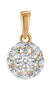 Золотые кулоны, подвески, медальоны Кулоны, подвески, медальоны MIUZ Diamonds P01-PL-33606-R