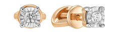 Золотые серьги Серьги MIUZ Diamonds E01-PL-34038-R
