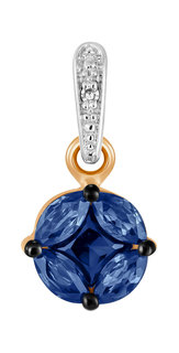 Золотые кулоны, подвески, медальоны Кулоны, подвески, медальоны MIUZ Diamonds P01-34265-SA