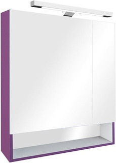 Зеркальный шкаф фиолетовый 80x85 см Roca The Gap ZRU9302753
