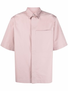 Jil Sander рубашка свободного кроя с короткими рукавами