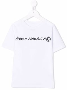 MM6 Maison Margiela Kids футболка с логотипом