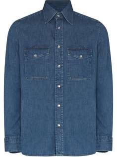 TOM FORD джинсовая рубашка в стиле вестерн