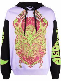 Versace худи с графичным принтом