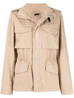 ASPESI куртка с капюшоном и карманами