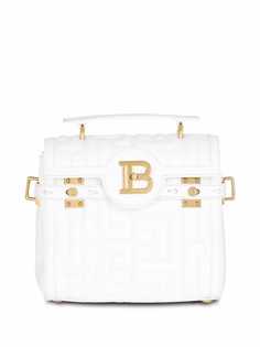 Balmain стеганая сумка-тоут BBuzz 23 с монограммой