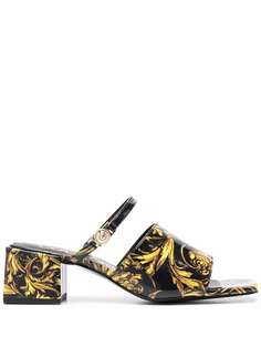 Versace Jeans Couture мюли с принтом Regalia Baroque