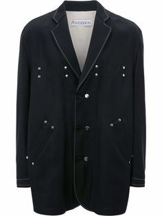 JW Anderson однобортный пиджак с контрастной строчкой