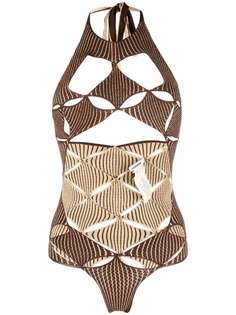 Isa Boulder cut-out halterneck bodysuit