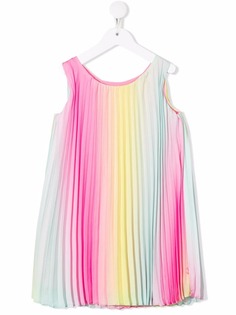 Billieblush плиссированное платье в полоску