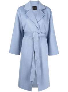 Theory пальто с поясом