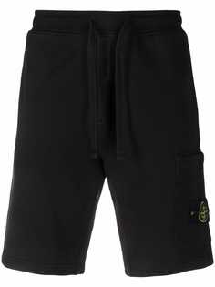 Stone Island logo-patch track shorts