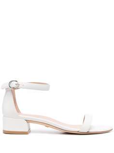 Stuart Weitzman босоножки Nudistjune 40 на блочном каблуке