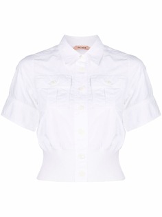 Nº21 укороченная рубашка с короткими рукавами
