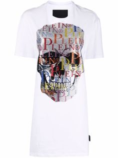 Philipp Plein платье-футболка с логотипом