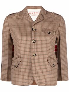 Marni однобортный блейзер