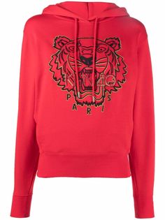 Kenzo худи с вышивкой Tiger