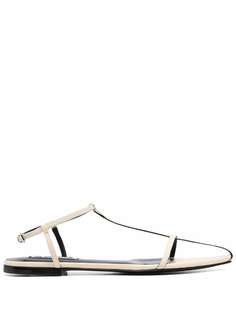 Jil Sander сандалии с пряжками