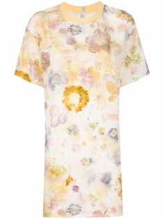 MCQ платье-футболка с цветочным принтом