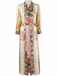 Pierre-Louis Mascia платье-рубашка с цветочным принтом