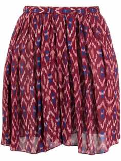 Isabel Marant Étoile юбка с графичным принтом и складками