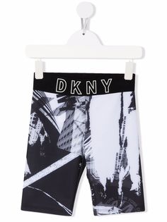 Dkny Kids шорты с графичным принтом