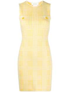 Sportmax платье мини в клетку