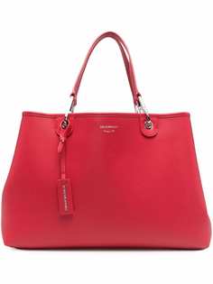 Emporio Armani сумка на плечо с подвеской-логотипом