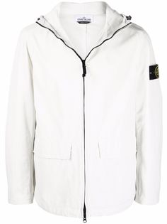 Stone Island куртка с капюшоном и логотипом Compass