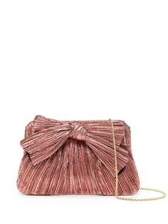 Loeffler Randall плиссированный клатч с бантом
