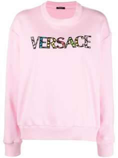 Versace толстовка с вышивкой