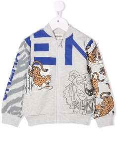 Kenzo Kids бомбер с принтом