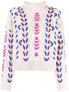 Isabel Marant Étoile свитер со шнуровкой