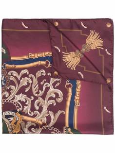 Aspinal Of London шелковый платок Signature с эффектом омбре
