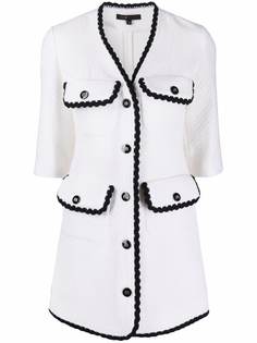 Maje платье мини Ritosio с фестонами