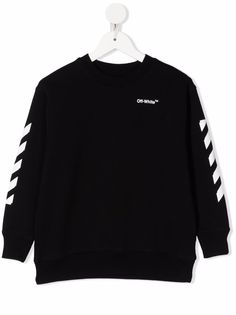 Off-White Kids толстовка с логотипом