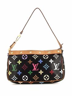 Louis Vuitton клатч Pochette Accessoires 2003-го года с монограммой