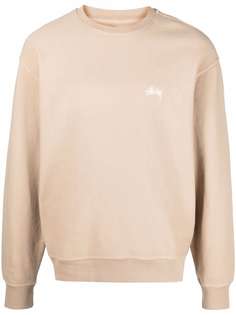 Stussy толстовка с вышитым логотипом