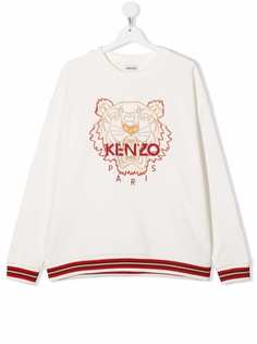 Kenzo Kids толстовка с вышитым логотипом