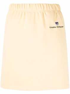 Chiara Ferragni юбка с вышитым логотипом