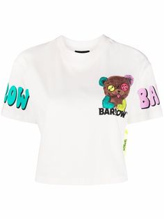 BARROW укороченная футболка с логотипом