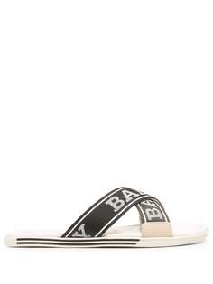 Bally шлепанцы с логотипом