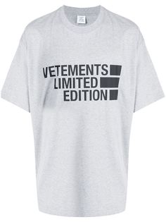 VETEMENTS футболка с логотипом