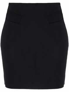 Coperni юбка мини с эффектом тромплей