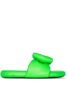 Off-White слиперы с бантом