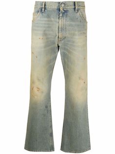 Maison Margiela джинсы из вареного денима