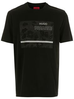 HUGO футболка с надписью