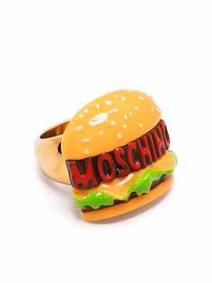 Moschino кольцо с логотипом