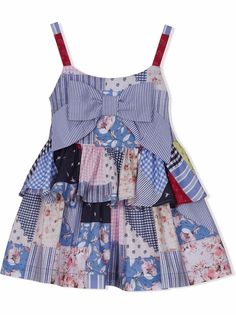 Lapin House платье в технике пэчворк